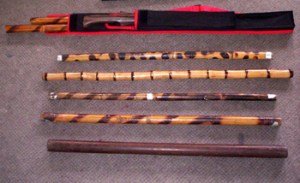 A collection of escrima fighting sticks. CONTRIBUTED PHOTO