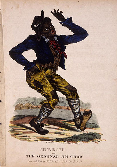 Cover to an early edition of "Jump Jim Crow" sheet music (c 1832) -- Wikipedia - 