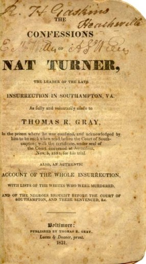 The Faculty Lounge: Was Nat Turner's Lawyer Gay?